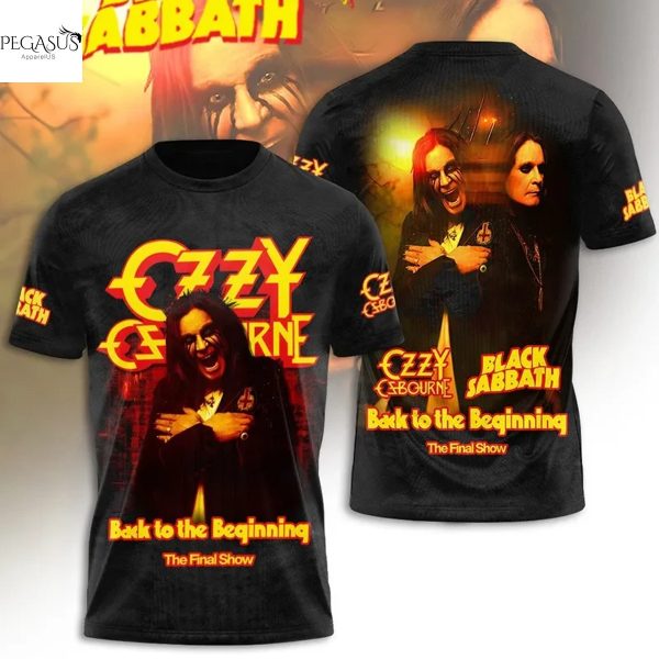 Ozzy Osbourne Back To The Beginning The Final Show 3D T-Shirt