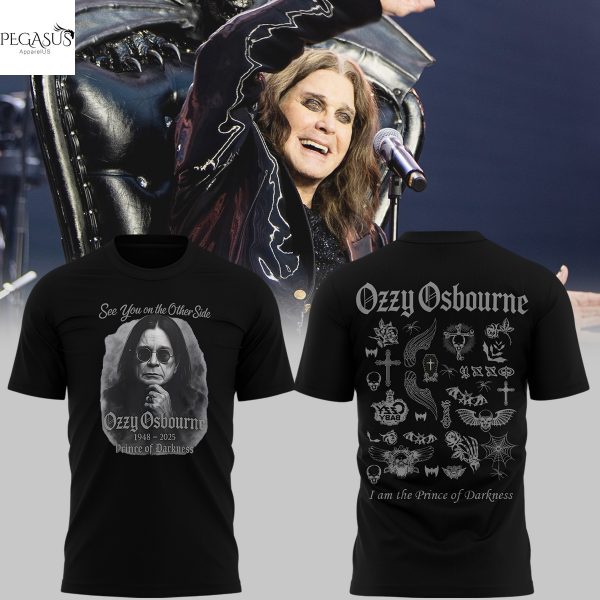 Ozzy Osbourne Prince Of Darkness See You On The Other Side 3D T-Shirt