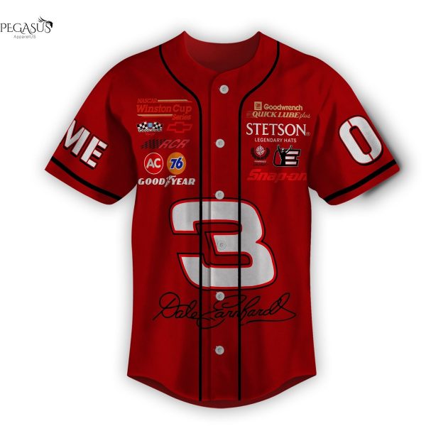 Personalized Dale Earnhardt Raise Hell Praise Dale Baseball Jersey