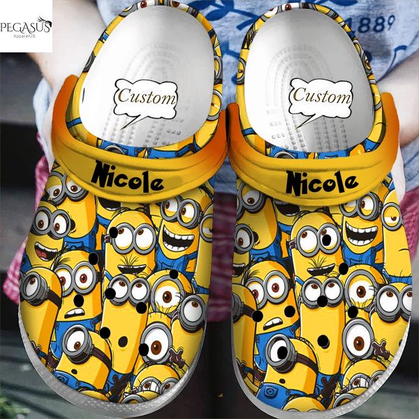 Personalized Minions Cartoon Crocs