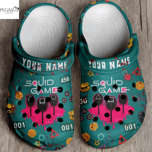 Personalized Squid Game Crocs