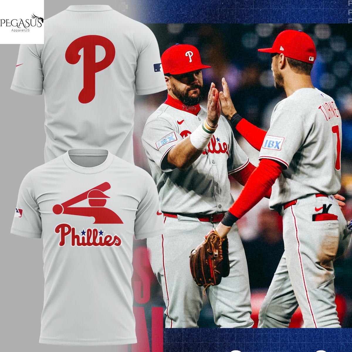 Philadelphia Phillies Baseball Stickman 3D T-Shirt Philadelphia Phillies Baseball Stickman 3D T-Shirt
