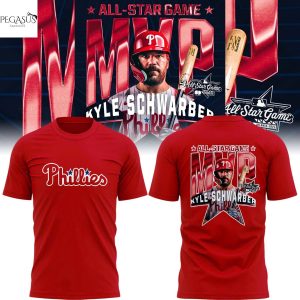 Philadelphia Phillies Kyle Schwarber Is The 2025 Mlb All-star Game MVP 3D T-Shirt