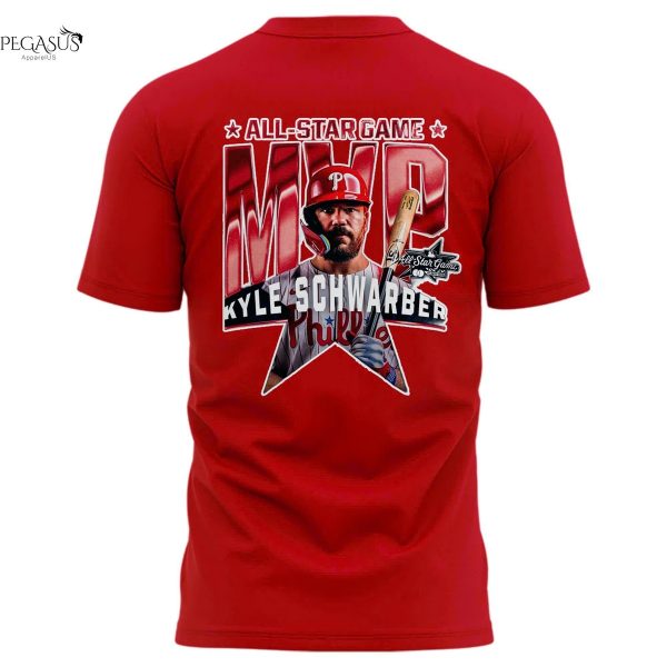 Philadelphia Phillies Kyle Schwarber Is The 2025 Mlb All-star Game MVP 3D T-Shirt