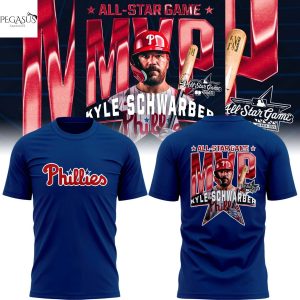 Philadelphia Phillies Kyle Schwarber Is The 2025 Mlb All-star Game MVP 3D T-Shirt – Blue