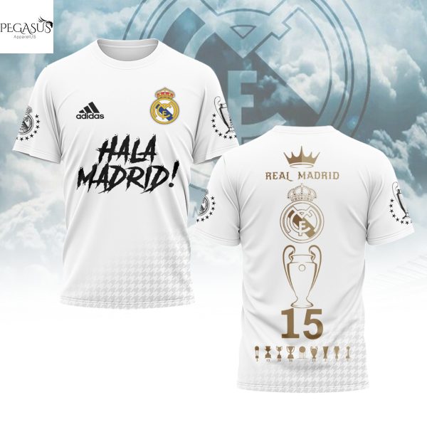 Real Madrid Hala Madrid 3D T-Shirt