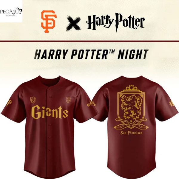 San Francisco Giants Harry Potter Baseball Jersey