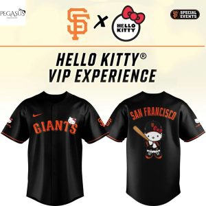 San Francisco Giants Sweet Style Kitty Charm Baseball Jersey