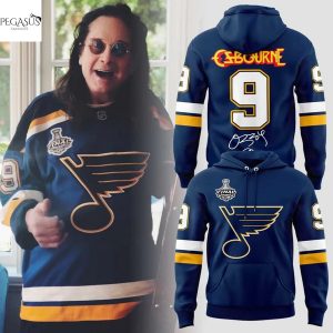 St Louis Blues x Ozzy Osbourne Signature Hoodie