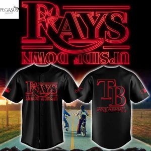 Tampa Bay Rays x Stranger Things Baseball Jersey