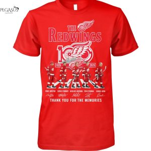 The Detroit Red Wings 1926-2026 Signature Thank You For The Memories Unisex T-Shirt