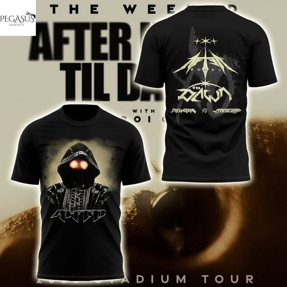 The Weeknd After Hours Til Dawn Tour 2025 3D T-Shirt The Weeknd After Hours Til Dawn Tour 2025 3D T-Shirt