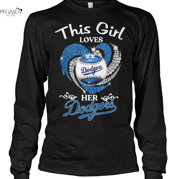 This Girl Loves Her Los Angeles Dodgers Unisex T-Shirt