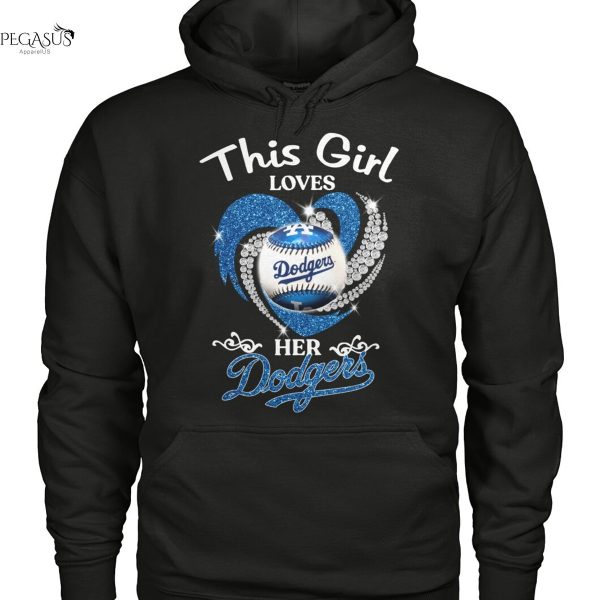 This Girl Loves Her Los Angeles Dodgers Unisex T-Shirt