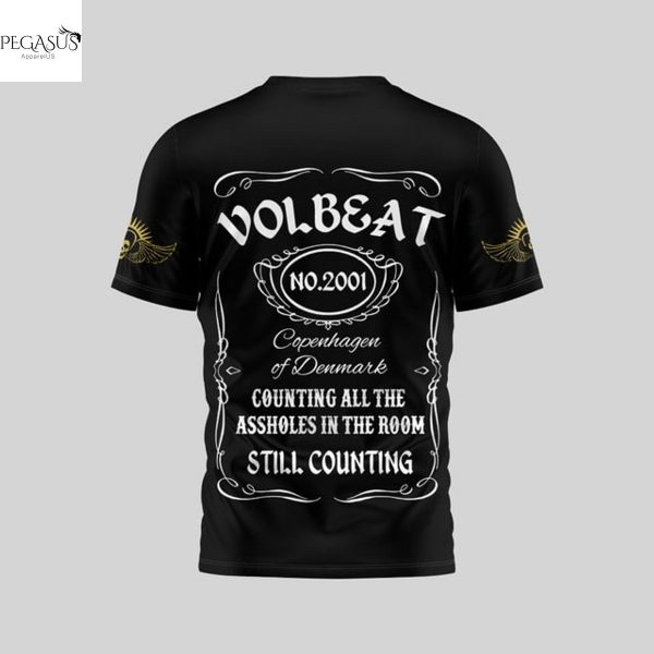 Volbeat Counting – Still Counting All The Assholes In The Room 3D T-Shirt