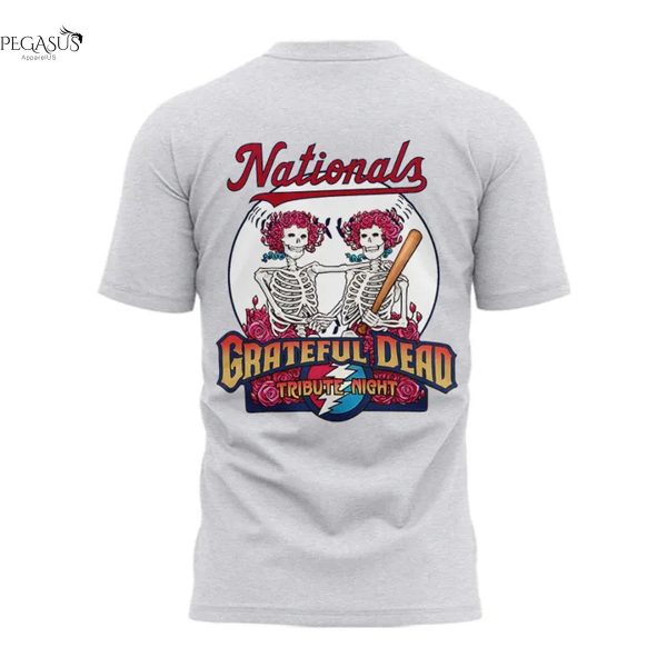 Washington Nationals Grateful Dead Night 3D T-Shirt