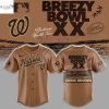 Washington Nationals x Chris Brown Breezy Bowl XX Baseball Jersey – White