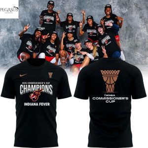 WNBA Commissioner Cup Champions 2025 Indiana Fever 3D T-Shirt