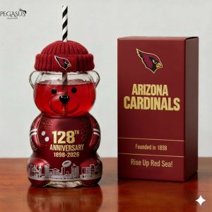 Arizona Cardinals 1898-2026 Bear Glass Cup