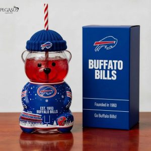 Buffalo Bills 2026 Bear Glass Cup