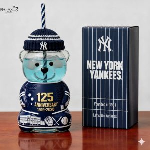 New York Yankees 1919-2026 Bear Glass Cup