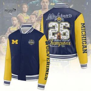 2026 Michigan Wolverines Midwest Regional Champions Baseball Jacket