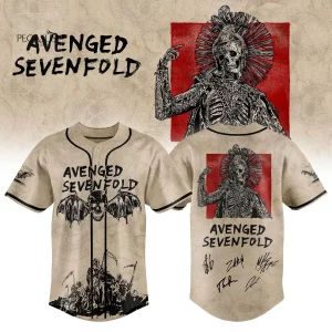 Avenged Sevenfold Deathbat Limited Edition Baseball Jersey