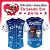 Hello Kitty Bruno Mars The Romantic Tour MLB Astros Sweetheart Pink Baseball Jersey