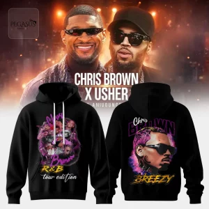 Chris Brown x Usher R&B Tour 2026 Collection Official Hoodie
