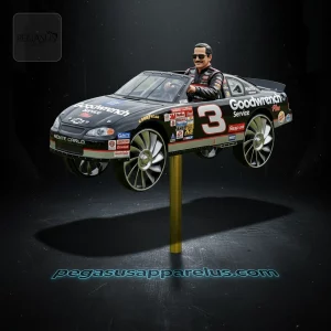 Dale Earnhardt #3 NASCAR Goodwrench Service Race Car Garden Wind Spinner
