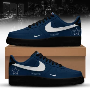 Dallas Cowboys Navy & Black Air Force 1