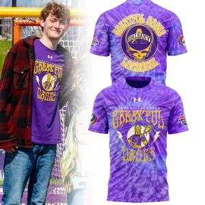 Greatful Danes UAlbany Lacrosse Grateful Dead Skull 3D T-Shirt
