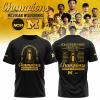Michigan Wolverines 2026 National Champions Basketball 3D T-Shirt – Black Michigan Wolverines 2026 National Champions Basketball 3D T-Shirt – Black