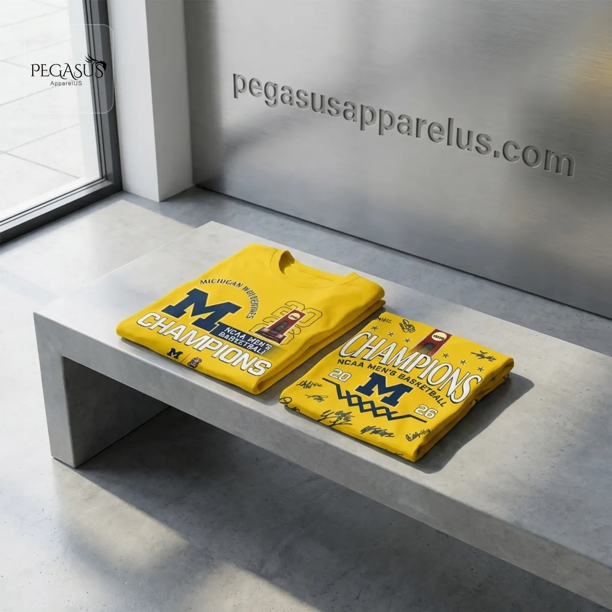 Michigan Wolverines 2026 National Champions NCAA Basketball 3D T-Shirt